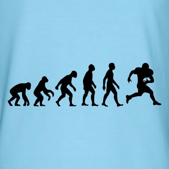 Evolution Of Man American Football t shirt